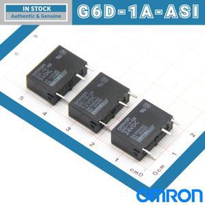 새로운 정통 오리지널 OMRON PCB 전원 릴레이 G6D-1A-ASI-5VDC 24VDC 4pin 5A P6D-04P