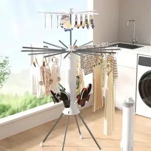 둥글이 원형 접이식 빨래건조대