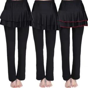 라인댄스바지 라틴 하의 팬츠 스포츠 밸리 댄스 사교 댄스복