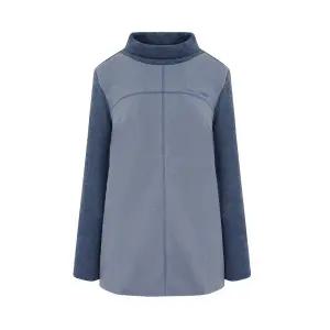 [크로커다일레이디] 크로커다일레이디 배색 포인트 터들넥 티셔츠CLCWTS105