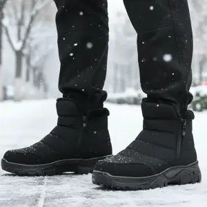 남여공용 패딩 신발 겨울 방한화 방수 남자 여자 부츠 라이더 배달 오토바이 털 안감 남성 여성