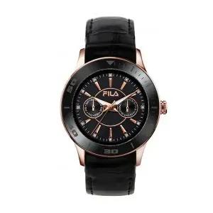 [휠라] FCA 38-047-004 남성 가죽 밴드 아날로그 패션 시계