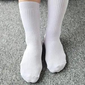 흰양말 국산 남성 여성 학생 교복 중학생 링크스 장목 무지 골지 흰 양말 흰색 10켤레