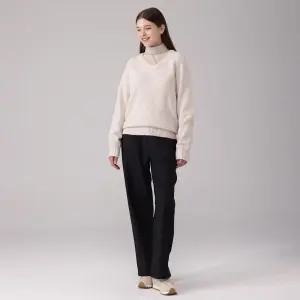 에버라스트 여성 와이드 팬츠 겨울 기모바지