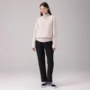 에버라스트 여성 테이퍼드핏 기모 바지 슬랙스