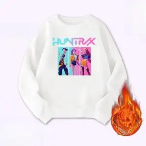 케이팝 데몬헌터스 맨투맨 후드티 주니어 아이 플리스 가을 kpop 라운드 티셔츠