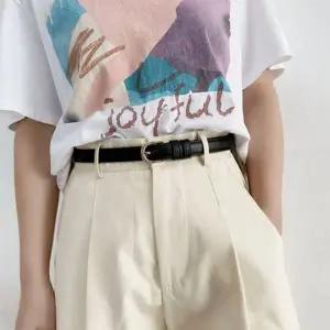 여성 벨트 허리띠 청바지 코트용 여자 캐주얼 여자가죽벨트