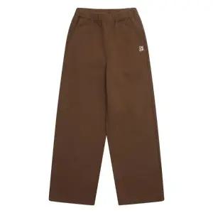 에꼴리에 세이브존03 틴톡 겨울 브라운 투웨이 기모 와이드 바지  24RT291-BR