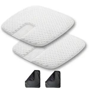 (1+1)코마6세대U형 실리콘방석 벌집방석 통풍방석 특대형 2개+커버2개