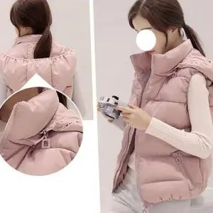 데일리 여성 패딩 조끼 루즈핏 여자 패딩 조끼 경량 퀄팅