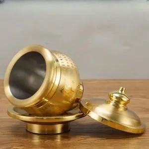 황동 반야심경 물그릇 공양 청수 불교용품 구리색 옥수 기도