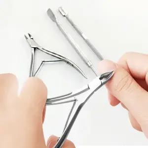 스텐 네일 푸셔 니퍼 젤 큐티클 제거 셀프 손톱 3종 (특가) 네일푸셔 푸셔