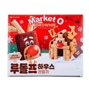 오리온 브라우니 루돌프하우스 만들기 342g