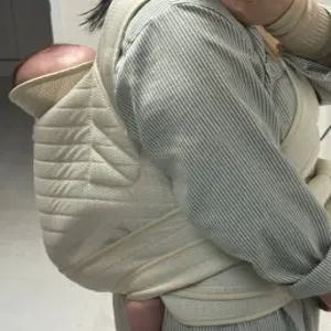 오보기포대기 국민 아기포대기 사계절 여름용 신생아 망사 화이트 (메쉬 플러스)