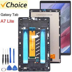 고품질 8.7 삼성 탭 A7 라이트 SM-T220 T220 T225 터치 스크린 LCD 디스플레이 디지타이저 유리 패널 어셈