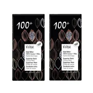 비바니 유기농 다크 100% 초콜릿 2개