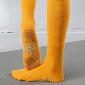요가 양말 여성 필라테스 발레 논슬립 니삭스 댄스 미끄럼 스포츠 방지 운동 여자 무지 무릎 골프 실내