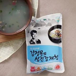 [김정문재첩국][60년 전통]김정문의 섬진강 재첩국 500g x 8팩(총 4kg)