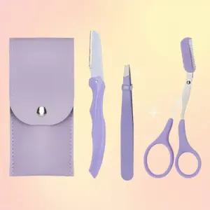 눈썹정리 키트 세트 미용칼 눈썹칼 3종 예쁜눈썹