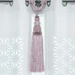 지나송 커튼 타이백 커브, 퍼플, 1개