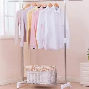 자취방 이동식 옷걸이 심플 철제 행거 스탠드 조립식 원룸