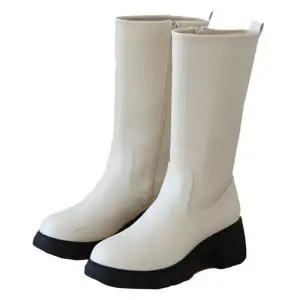 여자롱부츠 여자 패션 통굽부츠 신발 데일리 슈즈