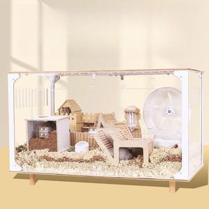 햄스터 케이지 풀세트 나라 기본 이층집 사육 사육장 별장 2층집 세트1 8캡핑