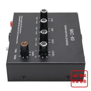 마이크 프리앰프 마이크 프리앰프 마이크 게인 부스터 48V 전원 공급 장치 다이나믹 콘덴서 XLR 3.5mm 6.35