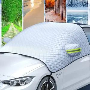 차앞유리커버 전차종 자동차 자석형 눈 먼지 성에 방지 앞 유리 보호 방수 덮게 커버 덮개