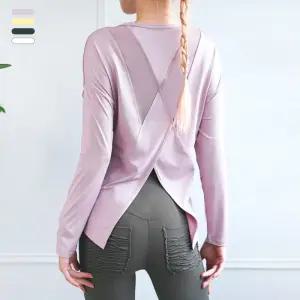 키밍 여성 롱 슬리브 운동복 긴팔 티셔츠 요가복 헬스