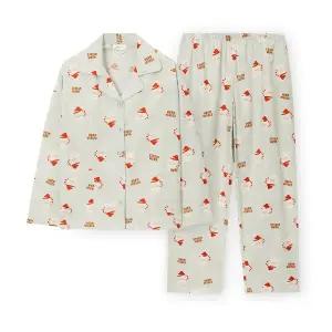 [오르시떼](대구신세계)여성 G118 산타머그 긴소매 파자마 세트