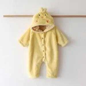 삐약이 후리스 슈트 / 아기옷 신생아옷 바디슈트 바디수트