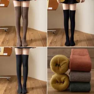 레그워머 겨울 기모 니삭스 여성 발토시 긴양말 보온 스타킹 양말