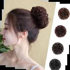 가발 여성 올림머리 패션 페이크 머리끈 가짜 머리 고무줄