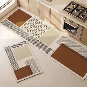 북유럽 라인 퍼즐 싱크대 대형 발매트 인테리어 주방매트 PVC