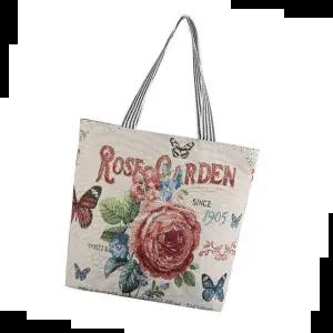 캔버스백 캔버스 자카드 숄더 에코백