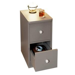 초미니협탁 슬림 경량 자취방 옐로 드레서 침대 캐비 가정용 서랍장 폭좁은 호두 원목 틈새