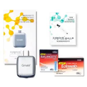 지메이트 스마트 플러스 C타입 혈당측정기 +시험지50매+침110개+솜100매 혈당계