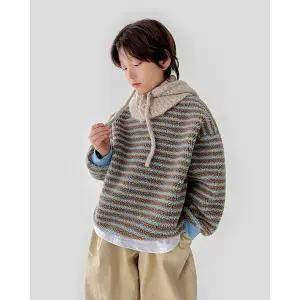 [리틀브로] (아동)뽀글스트라이프맨투맨[티셔츠BFJW897A]