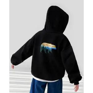 [리틀브로] (아동)마운틴베어기모후드티[티셔츠BFKK917B]