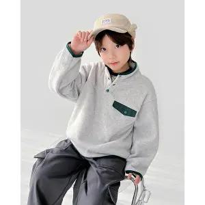 [리틀브로] (아동)캠퍼플리스아노락[티셔츠BFKC748B]