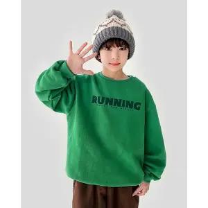 [리틀브로] (아동)포러닝기모맨투맨[티셔츠BFJP335B]