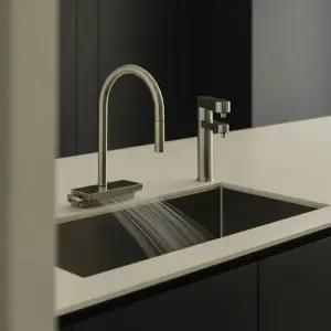 루미움 엠보싱크볼 사각씽크볼 언더 사각볼 싱크대 교체 시공 LUS 860