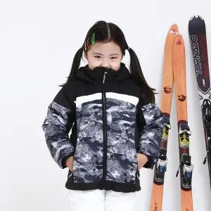 아동 보드복 자켓 단품 YJ1000 블랙 스키복