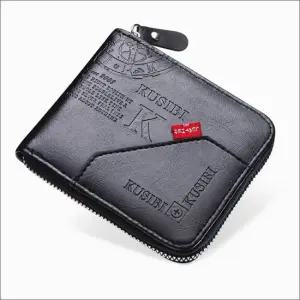 남성 지갑 카드 수납 빈티지 가죽 반지갑 동전 지퍼지갑