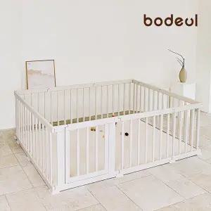 보들 베이비룸 펜스 12P + 프리미엄 양면 아기매트 싱글L(140X200cm)