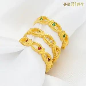 [종로금1번가]여자 순금 반지 패턴 물고기 3.75g