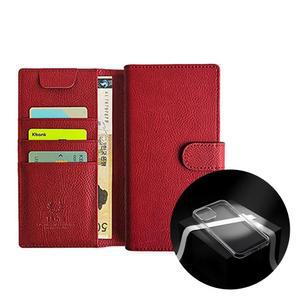 갤럭시S24FE 교통카드 뒷면포켓 다이어리케이스+투명젤리커버 베니 티