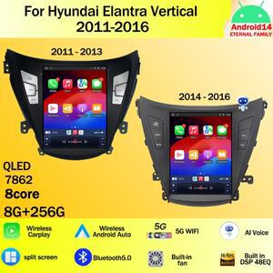 현대 엘란트라 아반떼 2011-2013 2014-용 9.7인치 세로형 안드로이드 올인원 14 카 라디오 멀티미디어 비디
