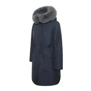 [네파] 여성 아르테 윈드스토퍼 사파리 다운자켓 다크네이비 7L82077 7L82077-M04